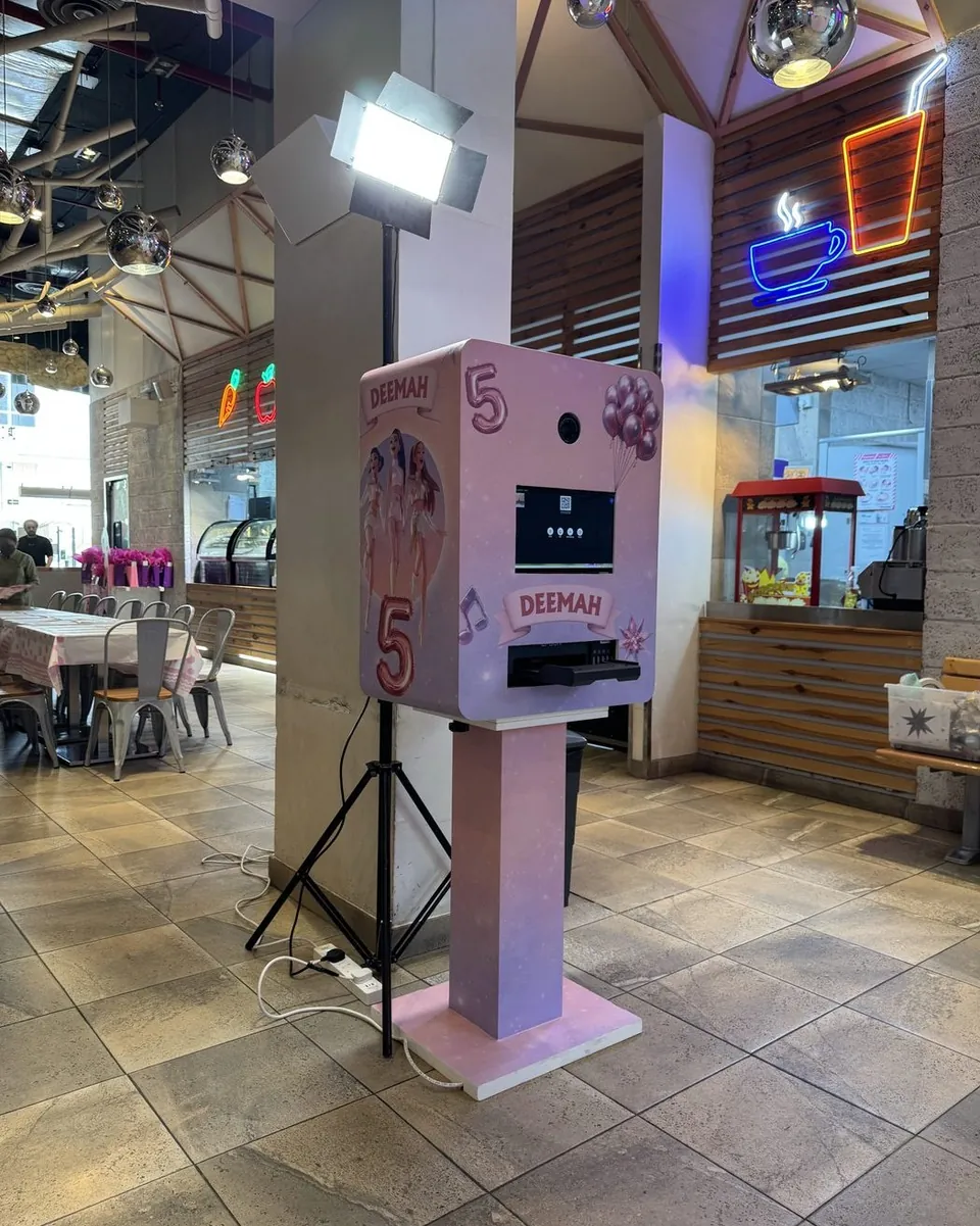 New Classic booth themed for a private birthday party